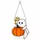 Cute Ghost Pumpkin Crescent Moon Halloween Decor For Cozy Seasonal Window Displays Custom Shape Window Hanging Acrylic Ornament - 1