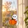 Cute Ghost Pumpkin Crescent Moon Halloween Decor For Cozy Seasonal Window Displays Custom Shape Window Hanging Acrylic Ornament - 5