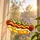 Colorful Hot Dog Kitchen Accent for Food Lovers, Cheerful Gift for Fast Food Fans Custom Shape Window Hanging Acrylic Ornament - 6