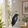 Geometric Raven Crescent Moon for Gothic Home Decor and Nature Lovers Gift Idea Custom Shape Window Hanging Acrylic Ornament - 4