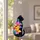Black Cat Floral Suncatcher Decor For Gothic Home Windows, Garden, And Cat Lovers Custom Shape Window Hanging Acrylic Ornament - 4