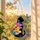 Black Cat Floral Suncatcher Decor For Gothic Home Windows, Garden, And Cat Lovers Custom Shape Window Hanging Acrylic Ornament - 6