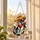 Cowboy Cat Western Holiday Decor for Rustic Home, Cabin, Porch, and Country Gift Giving Custom Shape Window Hanging Acrylic Ornament - 6