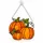 Autumn Pumpkin Trio Stained Glass Suncatcher For Fall Harvest Home Window Decor Gift Custom Shape Window Hanging Acrylic Ornament - 1
