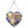 Long Haired Gray Cat With Purple Irises For Pet Memorial Keepsake Window Hanging Gift Custom Shape Window Hanging Acrylic Ornament - 1