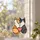 Stained Glass Cat Couple for Valentine’s Day Home Decor and Cat Lover Holiday Gifts Custom Shape Window Hanging Acrylic Ornament - 4