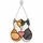 Stained Glass Cat Couple for Valentine’s Day Home Decor and Cat Lover Holiday Gifts Custom Shape Window Hanging Acrylic Ornament - 1