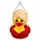 Blonde Duck Singer Gift For Country Music Fans, Holiday Decor And Stocking Stuffer Custom Shape Window Hanging Acrylic Ornament - 1