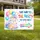Personalized Birthday Party Yard Sign – Custom Arrow Directional Lawn Sign for Guests, Party Decor Gift - 1