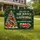 Personalized Christmas Party Yard Sign – Custom Arrow Welcome Lawn Sign for Guests, Holiday Outdoor Decor - 1