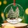Personalized Glass Christmas Ornament – Custom Family Names & Year Street Sign Keepsake, Xmas Gift - 1