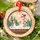 Personalized Glass Christmas Ornament – Custom Family Names & Year Street Sign Keepsake, Xmas Gift - 1