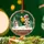 Personalized Glass Christmas Ornament – Custom Family Names & Year Street Sign Keepsake, Xmas Gift - 4