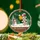 Personalized Glass Christmas Ornament – Custom Family Names & Year Street Sign Keepsake, Xmas Gift - 4