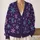 Teal And Lilac Snowflakes On Deep Purple For Cozy Winter Layering Every Day All-over Print Knitted Cardigan - 2