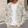 Vintage Cottage Floral Lattice for Everyday Layering and Garden Brunch Style Women All-over Print Knitted Cardigan - 5