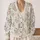 Vintage Cottage Floral Lattice for Everyday Layering and Garden Brunch Style Women All-over Print Knitted Cardigan - 2