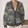 Muted Botanical Patchwork Blooms for Relaxed Layering and Everyday Weekend Style All-over Print Knitted Cardigan - 2