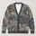 Muted Botanical Patchwork Blooms for Relaxed Layering and Everyday Weekend Style All-over Print Knitted Cardigan - 1