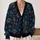 Colorful Midnight Geometric Motifs for Relaxed Layering and Creative Everyday Style All-over Print Knitted Cardigan - 2
