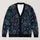 Colorful Midnight Geometric Motifs for Relaxed Layering and Creative Everyday Style All-over Print Knitted Cardigan - 1