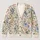 Vintage Blue And Blush Floral Garden For Relaxed Everyday Layering And Weekend Wear All-over Print Knitted Cardigan - 1