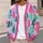 Pastel Christmas Tree Forest for Cozy Holiday Outings and Winter Layering for Women All-over Print Knitted Cardigan - 5