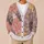 Oversized Wildflower Blooms in Dusty Mauve for Relaxed Everyday Layering Women's Style All-over Print Knitted Cardigan - 6