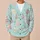 Pastel Christmas Ornaments And Gold Stars For Cozy Holiday Outings And Seasonal Style All-over Print Knitted Cardigan - 6