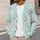 Pastel Christmas Ornaments And Gold Stars For Cozy Holiday Outings And Seasonal Style All-over Print Knitted Cardigan - 5
