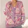Daisy Floral Waves for Relaxed Everyday Layering, Office Commutes, and Travel Wear All-over Print Knitted Cardigan - 4