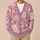 Daisy Floral Waves for Relaxed Everyday Layering, Office Commutes, and Travel Wear All-over Print Knitted Cardigan - 6