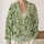 Green Hummingbirds and Wildflower Sprigs for Nature-Loving Everyday Layering Outdoors All-over Print Knitted Cardigan - 2