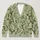 Green Hummingbirds and Wildflower Sprigs for Nature-Loving Everyday Layering Outdoors All-over Print Knitted Cardigan - 1