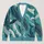 Whale Ocean Waves for Relaxed Coastal Layering, Women's Autumn Winter Everyday Style All-over Print Knitted Cardigan - 1