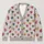 Multicolor Heart Motifs for Cozy Autumn Layering and Casual Everyday Wear for Women All-over Print Knitted Cardigan - 1