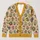 Botanical Honeycomb Flowers And Berries For Relaxed Everyday Layering In Women’s Style All-over Print Knitted Cardigan - 1