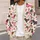 Dachshund Hearts And Floral Bows For Casual Weekend Outfits, Women Dog Lovers All-over Print Knitted Cardigan - 5