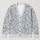 Watercolor Wildflower Meadow Blooms For Soft Everyday Layering And Spring Outings All-over Print Knitted Cardigan - 1