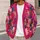 Vibrant Floral Collage Layers for Everyday Elegance and Creative Weekends for Women All-over Print Knitted Cardigan - 5