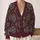 Burgundy Mandala Boho Geometric Layering Style for Casual Fall and Winter Outfits All-over Print Knitted Cardigan - 2