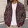 Burgundy Mandala Boho Geometric Layering Style for Casual Fall and Winter Outfits All-over Print Knitted Cardigan - 5