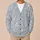 Icy Blue Botanical Leaves For Office Layers And Autumn Weekends For Everyday Women All-over Print Knitted Cardigan - 6