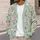 Pastel Rose Meadow Blooms for Cozy Autumn Layering and Relaxed Everyday Women's Style All-over Print Knitted Cardigan - 5