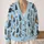 Scattered Cat Motifs for Cozy Autumn Layering and Everyday Whimsy for Women Cat Lovers All-over Print Knitted Cardigan - 2