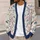 Pastel Butterfly Floral Motifs For Cozy Autumn Layering And Relaxed Weekend Wardrobes All-over Print Knitted Cardigan - 5