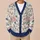 Pastel Butterfly Floral Motifs For Cozy Autumn Layering And Relaxed Weekend Wardrobes All-over Print Knitted Cardigan - 6