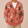 Snowman Christmas Holiday Motifs for Festive Winter Layering and Gift Giving Women All-over Print Knitted Cardigan - 6