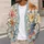 Colorful Daisy Meadow for Effortless Everyday Layering, Women’s Casual Spring Style All-over Print Knitted Cardigan - 5