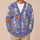 Cute Halloween Mummies And Pumpkins For Cozy Autumn Gatherings, Women's Seasonal Style All-over Print Knitted Cardigan - 6